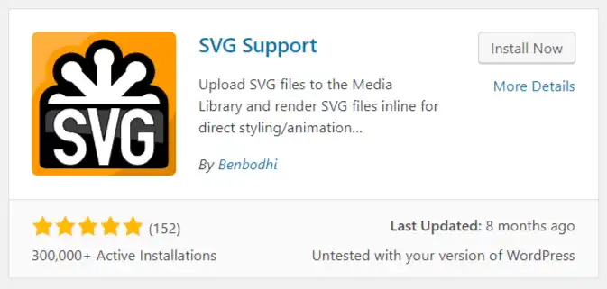SVG Image WordPress Plugin