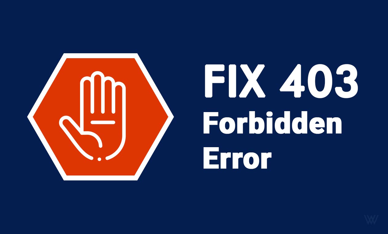 Fix 403 Forbidden Error