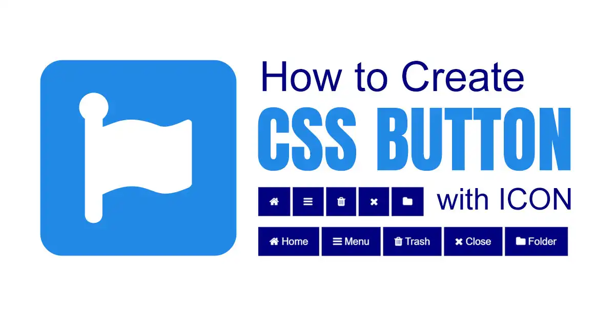 How to Create CSS Button with Icon