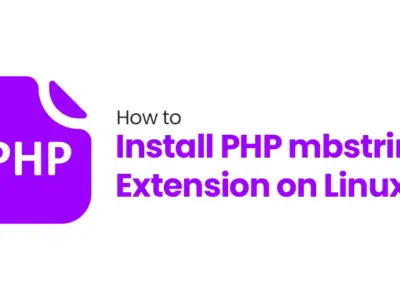 How to Install PHP mbstring Extension on Linux