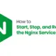 How to Start Stop and Restart the Nginx Service